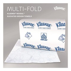 Kleenex 46321 2-Ply 8″ x 9.4″ Reveal Multi-Fold Towels – White (16/CT) New