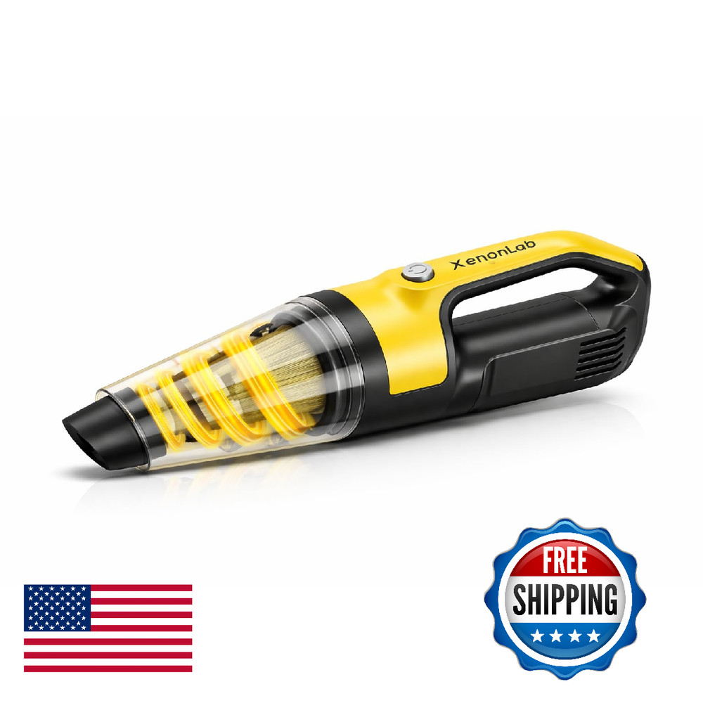 XenonLab Handheld Vacuum Cordless 1.1 Pounds Car Vac 10000PA Hand Held Vacuums 4
