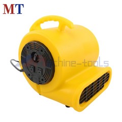 1/2HP 2500CFM Carpet Dryer 3-Speed Air Mover 15ft Cord Yellow US Standard