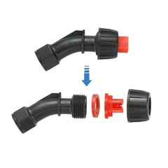 Spray Nozzle 1 Set – 110°Flat Fan Shaped Nozzle with 6pcs 0.15-0.6mm Tips
