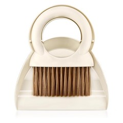 Mini Broom and Dustpan Set,Small Set for Small, White