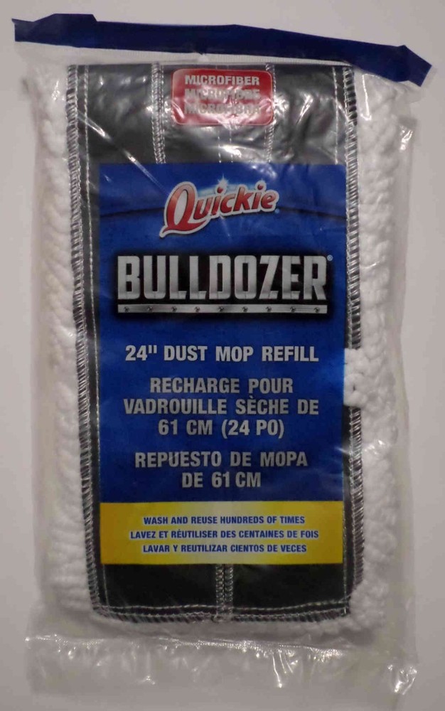 Quickie Bulldozer 24″ Microfiber Dust Mop Refill – Model 0694M – Combo Ship