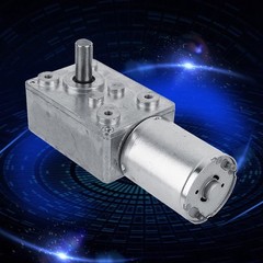 Kodrily DC Motor 12V, 100RPM Reversible Worm Geared Metal Gear Motor,…