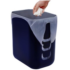 STORi Luup Bathroom Wastebasket, Secure Grocery Bags, Plastic Garbage Contain…