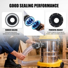 4 inch Magnets Dust Collection Adapter, Magnetic Collector Fittings…