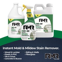 RMR-86 Instant Mold and Mildew Stain Remover Spray – 32 Fl Oz (Pack of 2)