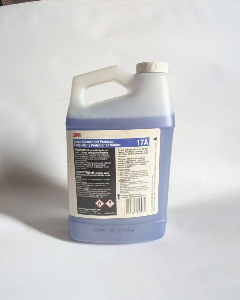 3M Glass Cleaner and Protector Concentrate 17A w/ Scotchguard – 0.5 Gallon SAVE!