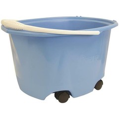 Quickie Manufacturing 3674082 EZ-Glide Bucket On Wheels 5 gal Capacity Plastic
