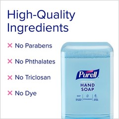 PURELL Antimicrobial Foaming Hand Soap, Light 600 Fl Oz (Pack of 2), Clear