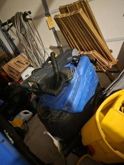 Blue Walk-Behind Extractor Floor Cleaning Machine Model 55-5510