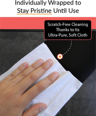XL Wipe – 9X12 Inch Electronics Cleaning Wipe, 70% Isopropyl Alcohol, Individual