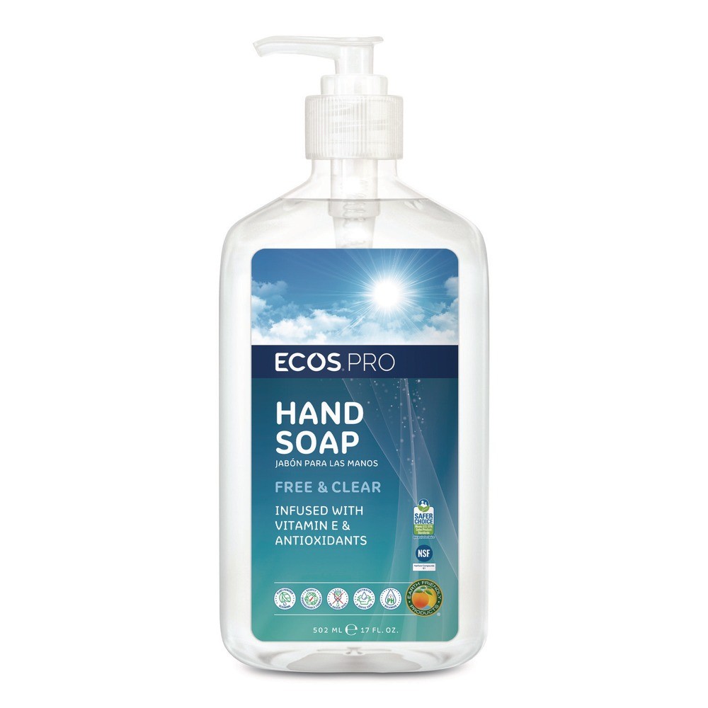 ECOS PRO PL96636EA 17 oz. Liquid Hand Soap – Free and Clear Scent New