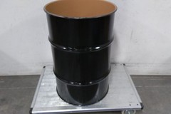 Guardair N630 30 Gal Volume Capacity Black Steel Open Head Vacuum Drum