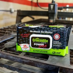 Crocodile Cloth PowerSCRUB Cleaning Wipes – 80 80 Count (Pack of 1), White