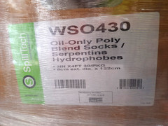 Spilltech WSO430- 30- 3in x 4ft Oil-Only Poly Blend Socks Absorb up to 25 Gallon
