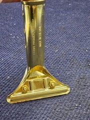 (QTY 3) Ettore Master Brass Handle Unger Brass Part Squeegee Cleaning Window