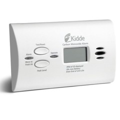 Kidde Carbon Monoxide Detector, AA Battery Powered CO Alarm with LEDs, Test-Rese