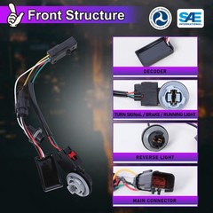 LED Tail Lights Converter Wire Kit [Fit Factory LED Model] 2009-2018 Dodge