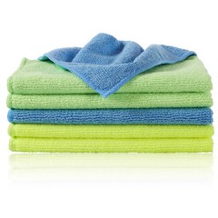 Zwipes Microfiber Cleaning Cloths 24 Pack, Multicolor, Lint-Free, Soft