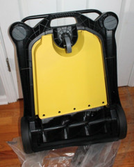 Karcher S4 Twin Walk-Behind Outdoor Hand Push Floor Sweeper – 5.25 Gallon Capac