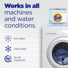 Tide Clean and Gentle Powder Laundry Detergent, 77 Ounce (Pack of 1)