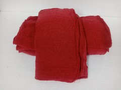 AUTO MECHANIC INDUSTRIAL SHOP RAGS/TOWEL 14X14 2 POUND 100% COTTON WASHABLE