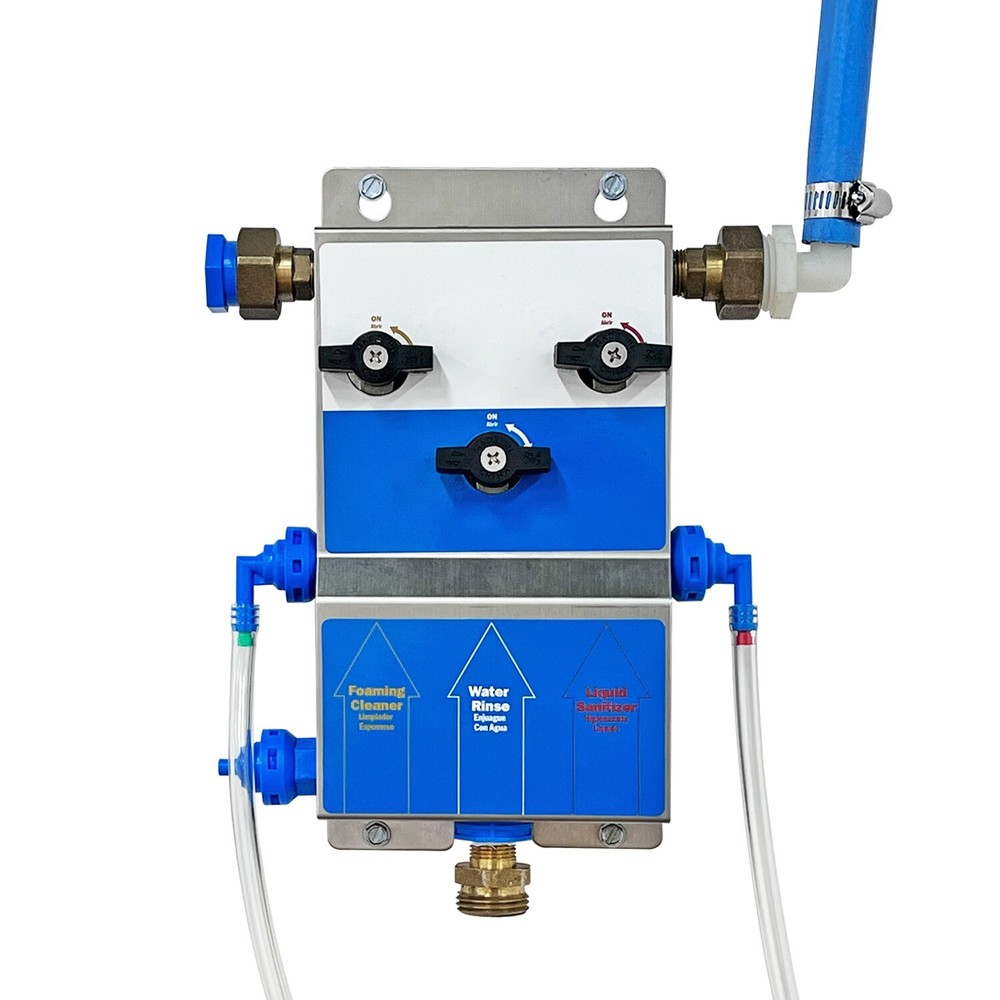 Foaming Dispensing Unit, Meat Room Spray Cleaning Proportioner, 8057
