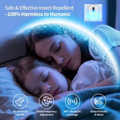 2026 Cvtayn Upgraded Ultrasonic Pest Repellent Indoor Repeller Mouse Traps