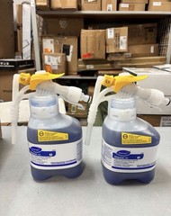 2 Bottles Diversey Glance HC 1.5L Glass/Multi-Surface Cleaner ( SKU 93063402 ).