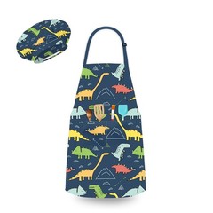 Kids Apron for Boys, Unisex Apron With Adjustable Neck strap, Kitchen Bib Apr…