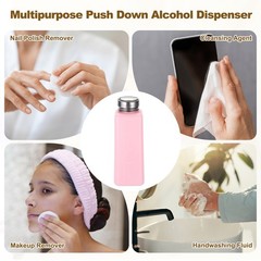 500ml/16.9oz Alcohol Solvent Dispenser for Acetone, Pink