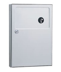 Bobrick B-254 ClassicSeries Recessed Sanitary Napkin Disposal – Stainless Steel