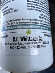 LOT OF 6 Whittaker Crystal Quick Response, 12 oz. Extraction Carpet Cleaner