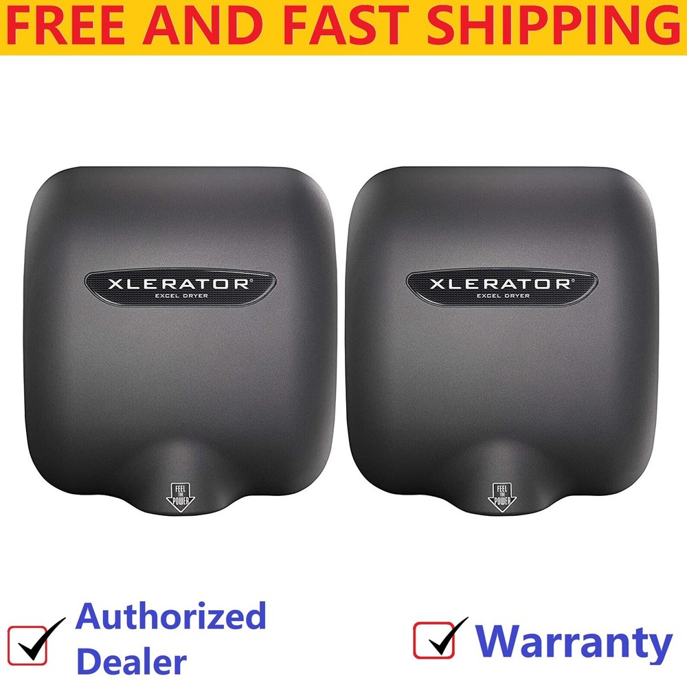 Excel Dryer XLERATOR XL-GR 1.1N High Speed Commercial Hand Dryer, Graphite