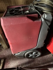 Portable Red and Gray Walk-Behind Extractor Floor Cleaning Machine