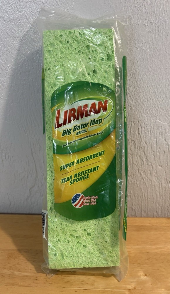 New Old Stock – Libman Big Gator Mop Refill Sponge Refill Replacement #03961