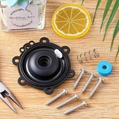 Gulfmew Diaphragm Repair Kit Compatible with DRKCP/CPF, Valve Small, Black