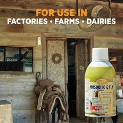 Country Vet Mosquito+Fly Metered Spray Refill (Case of 12) & Automatic Metered