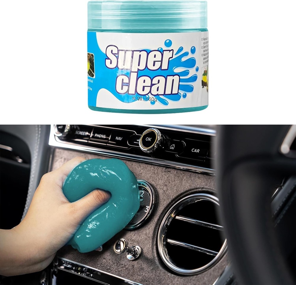 Universal Cleaning Gel Putty for Automotive, Keyboard, Camera and Printers, Blue
