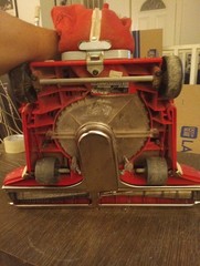 Quick Kleen 17” Commercial Bag Upright Vacuum Wide Track Tested Works Rare
