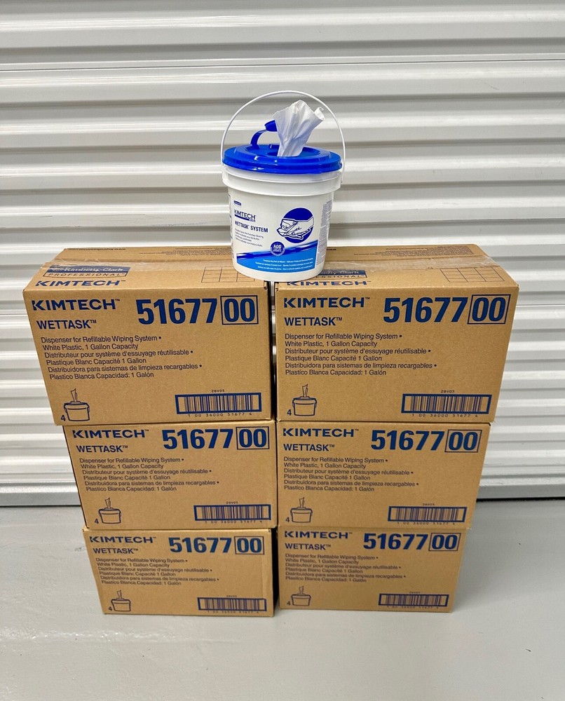 2 Rolls Kimtech WetTask Hydroknit Wipers for Solvents, 12 x 12.5, 60 Sheets/Roll