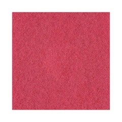 Boardwalk Buffing Floor Pads, 12″ Diameter, Red, 5/Carton