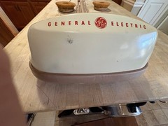 Vintage GE Twin Brush Scrubber Model P11FP4 w/2 Brushes Working w/ Manual FP-4