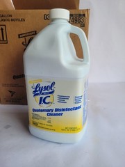 Two 1 Gallon Jugs Of Lysol Brand IC Quaternary Disinfectant Cleaner Concentrate