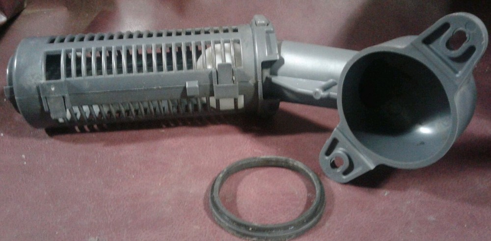 Nilfisk ADVANCE Float Cage /w Float Elbow Assembly. P/N 172-0194 & 172-8045