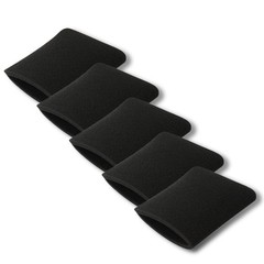 SpaceTent 5 Pack VFF21 Foam Filters for Most Vacmaster 2.5 to 5 3.94″ x 6.89″
