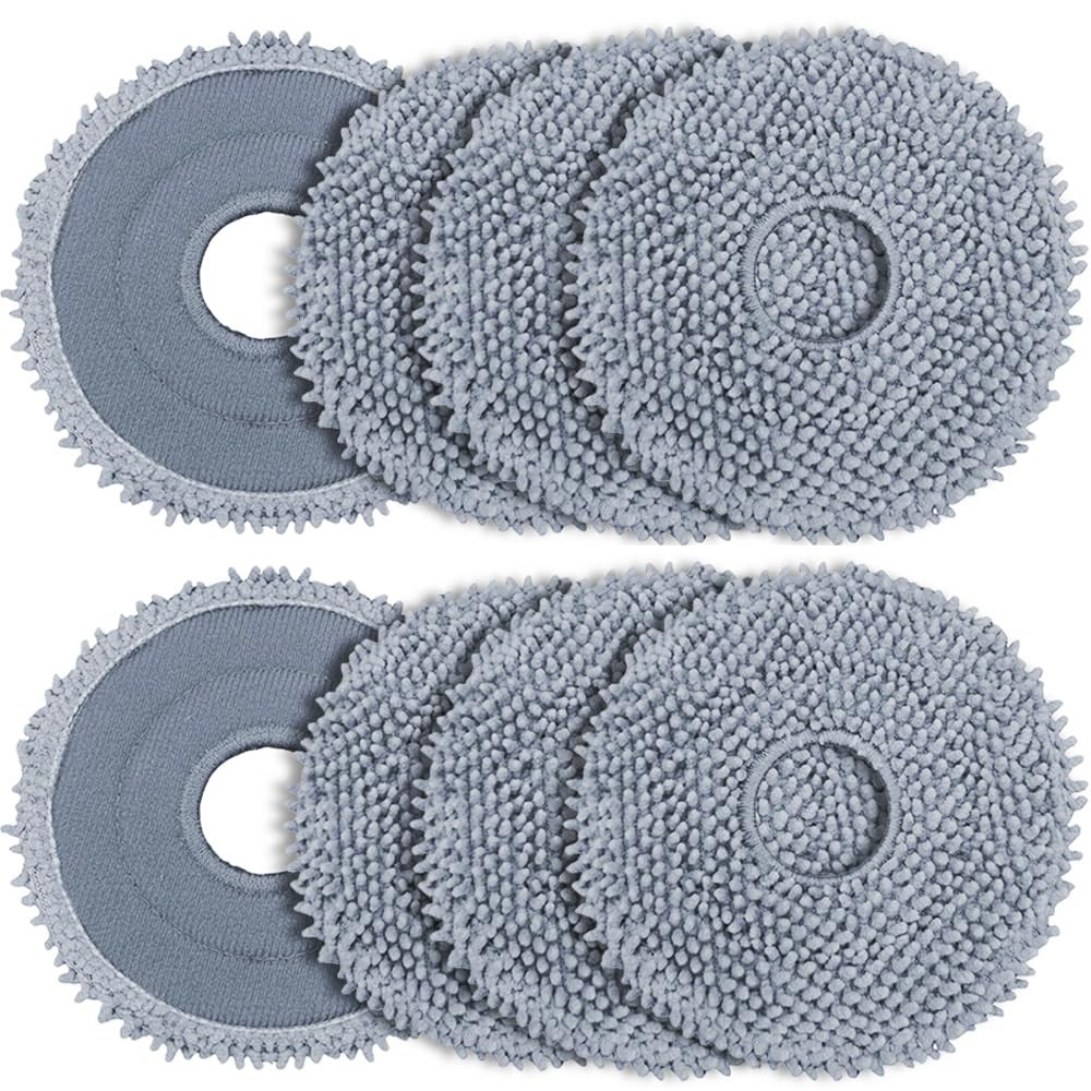 8 Pack Mop Pads for Roborock QV 35A/Qrevo S/Q Revo/Qrevo Qrevo S Pad