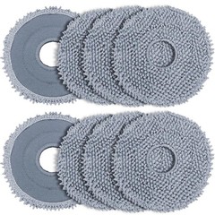 8 Pack Mop Pads for Roborock QV 35A/Qrevo S/Q Revo/Qrevo Qrevo S Pad