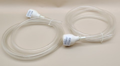 Unger Commercial ~ Easy Adapter Hose 6 Ft Clear/White Water Faucet Attachment