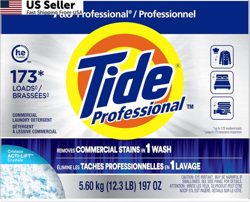 P&G Professional Tide Commercial Powder Laundry Detergent, 155-173 loads,…